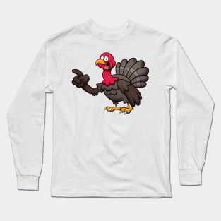 Cute Turkey Long Sleeve T-Shirt